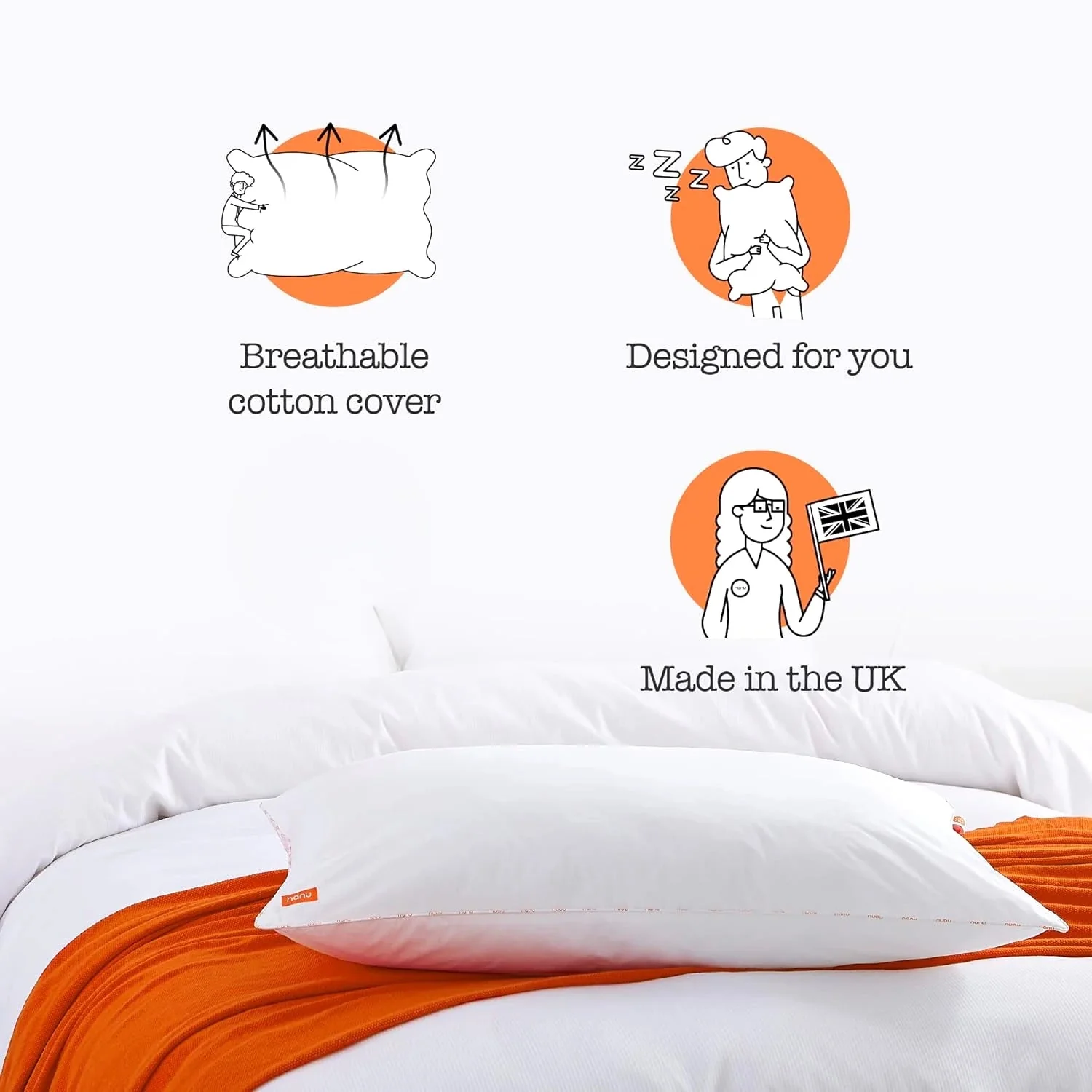 2-Pack Nanu Pillows (Medium/Firm) - Image 6