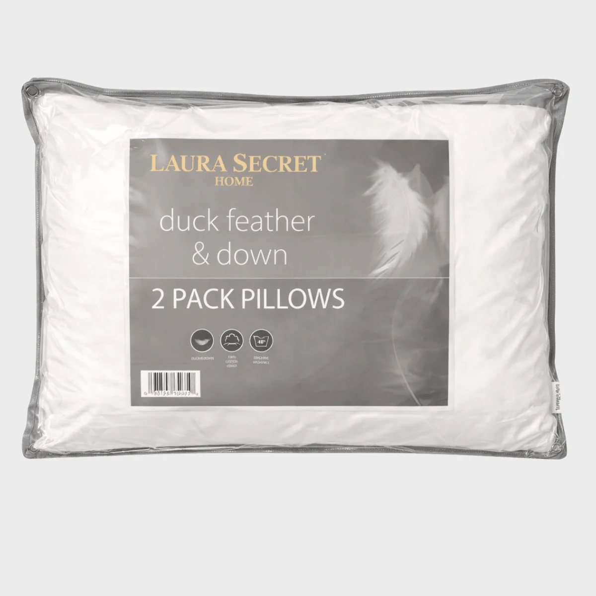 Luxury Duck Feather and Down 2 Pack Pillow - Image 3