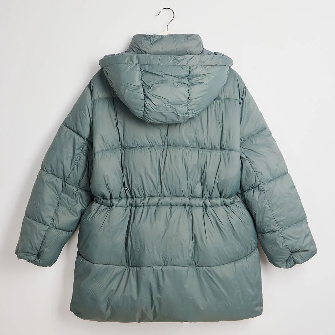 Ladies Sage Puffa Jacket - Image 3