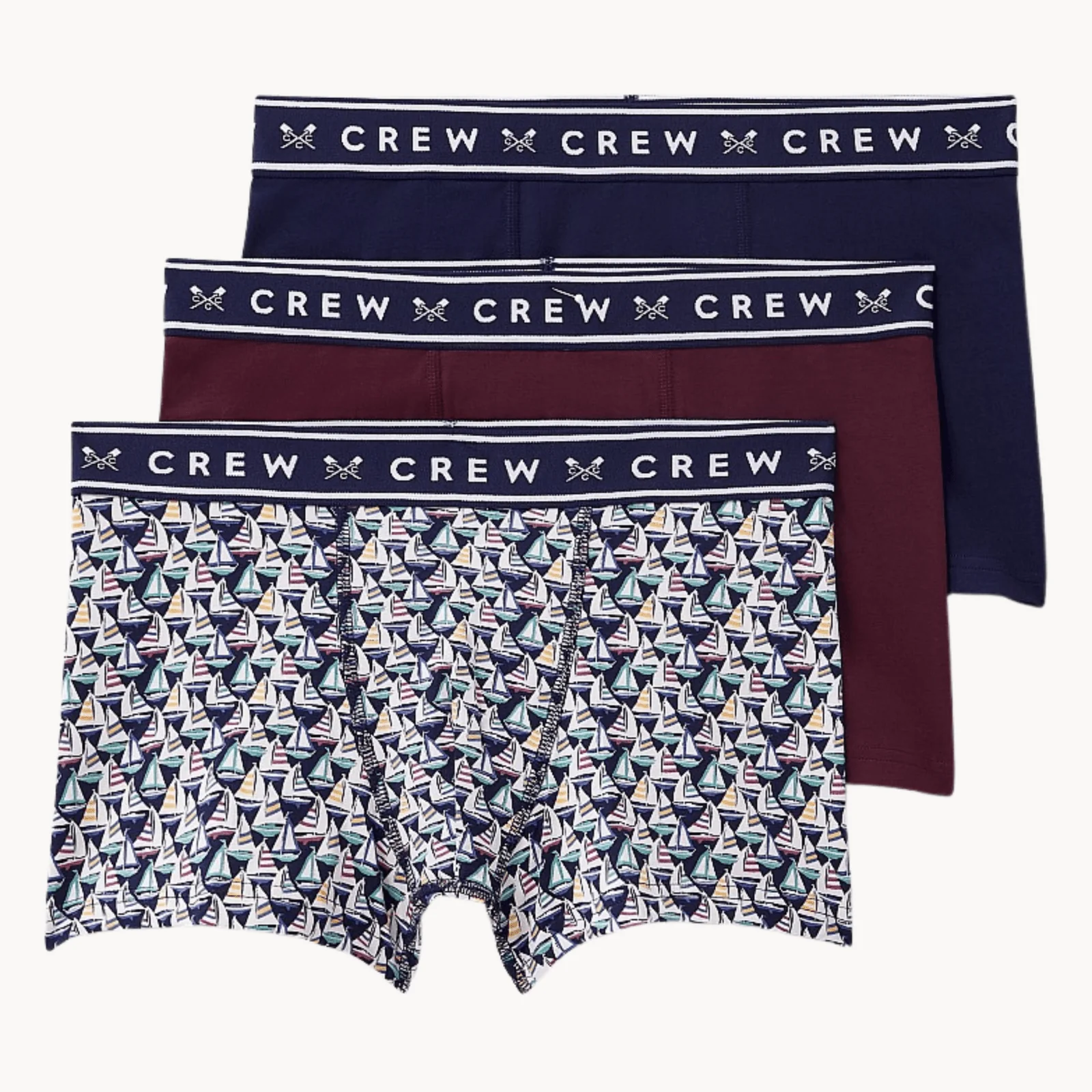 Men's Crew 3pk Boxers - Assorted Packs - Image 5