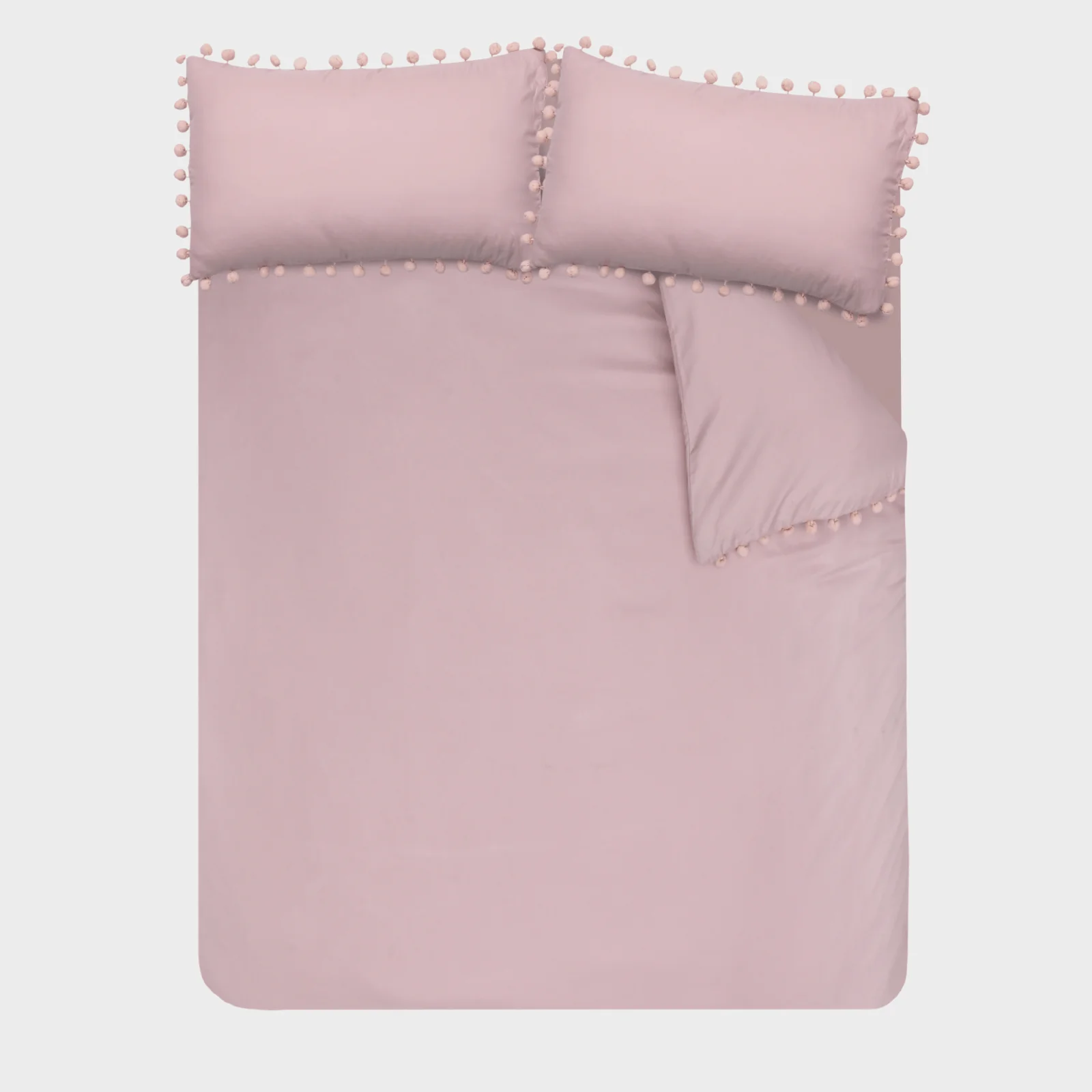 Sleepdown Blush Pom Pom Duvet Set - Image 4