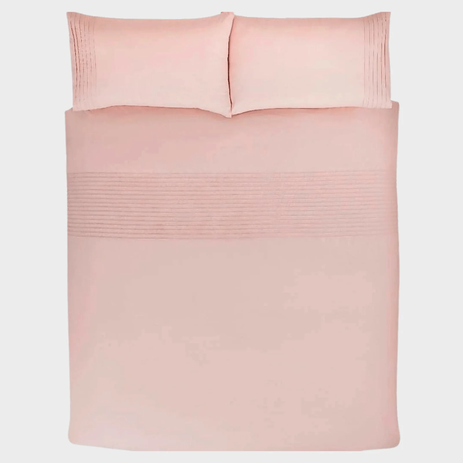 Sleepdown Pintuck Blush Duvet Set - Image 3